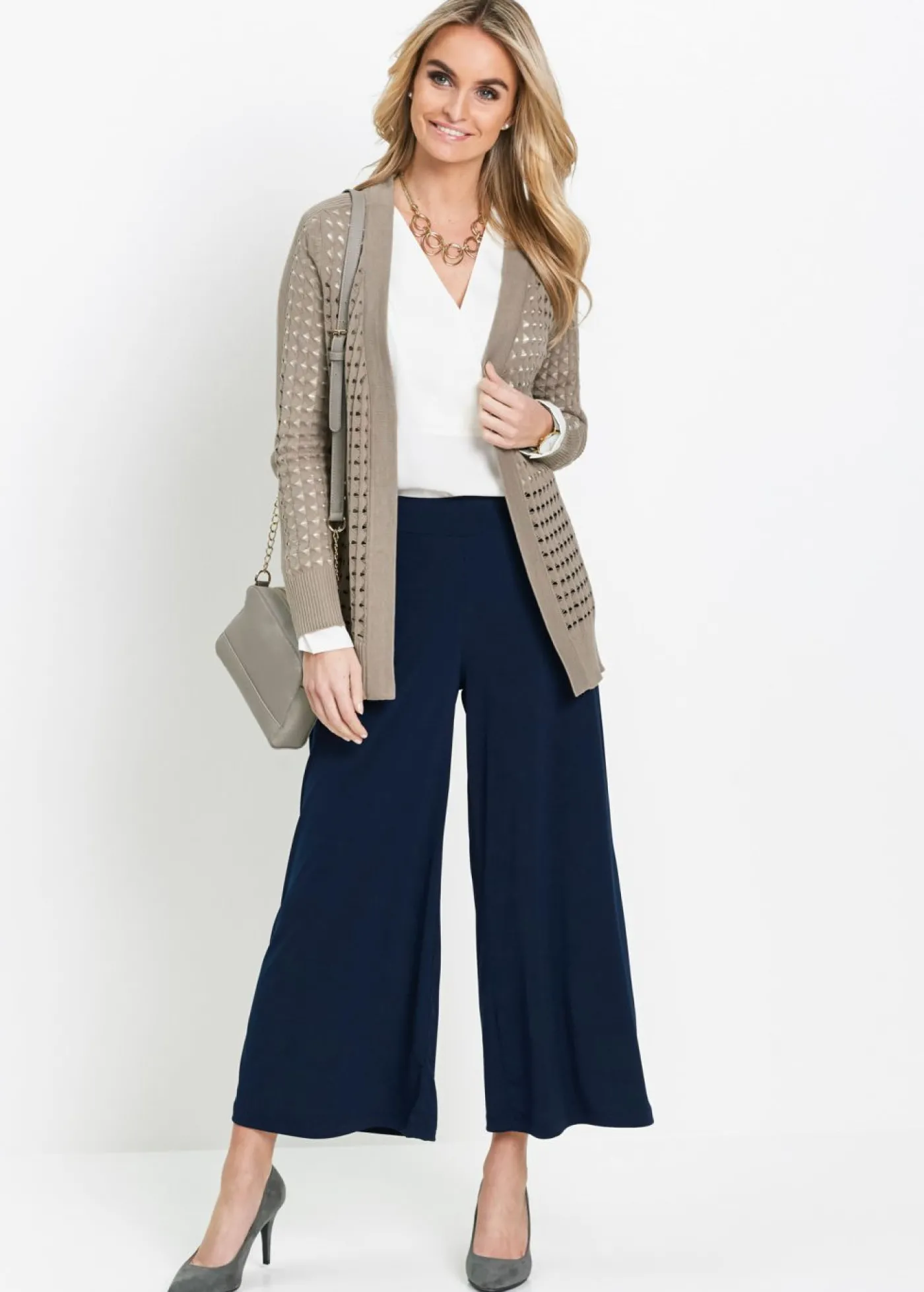 bonprix bonprix Culotte de punto Azul marino Discount