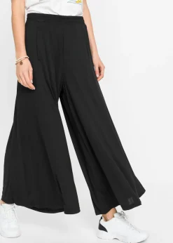 bonprix bonprix Culotte de punto con pierna ancha marrón Outlet