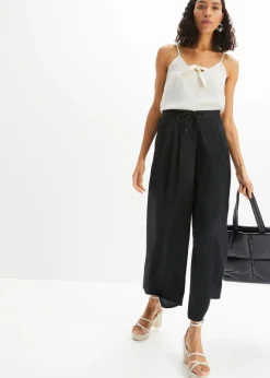 bonprix bonprix Culotte de satén fluido Negro Outlet