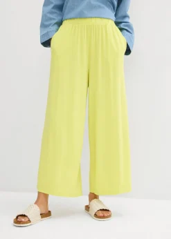 bonprix bonprix Culotte de viscosa fluida Amarillo cítrico Discount