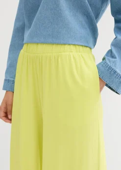 bonprix bonprix Culotte de viscosa fluida Amarillo cítrico Discount