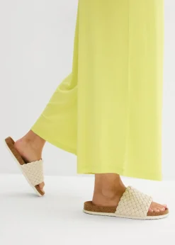 bonprix bonprix Culotte de viscosa fluida Amarillo cítrico Discount