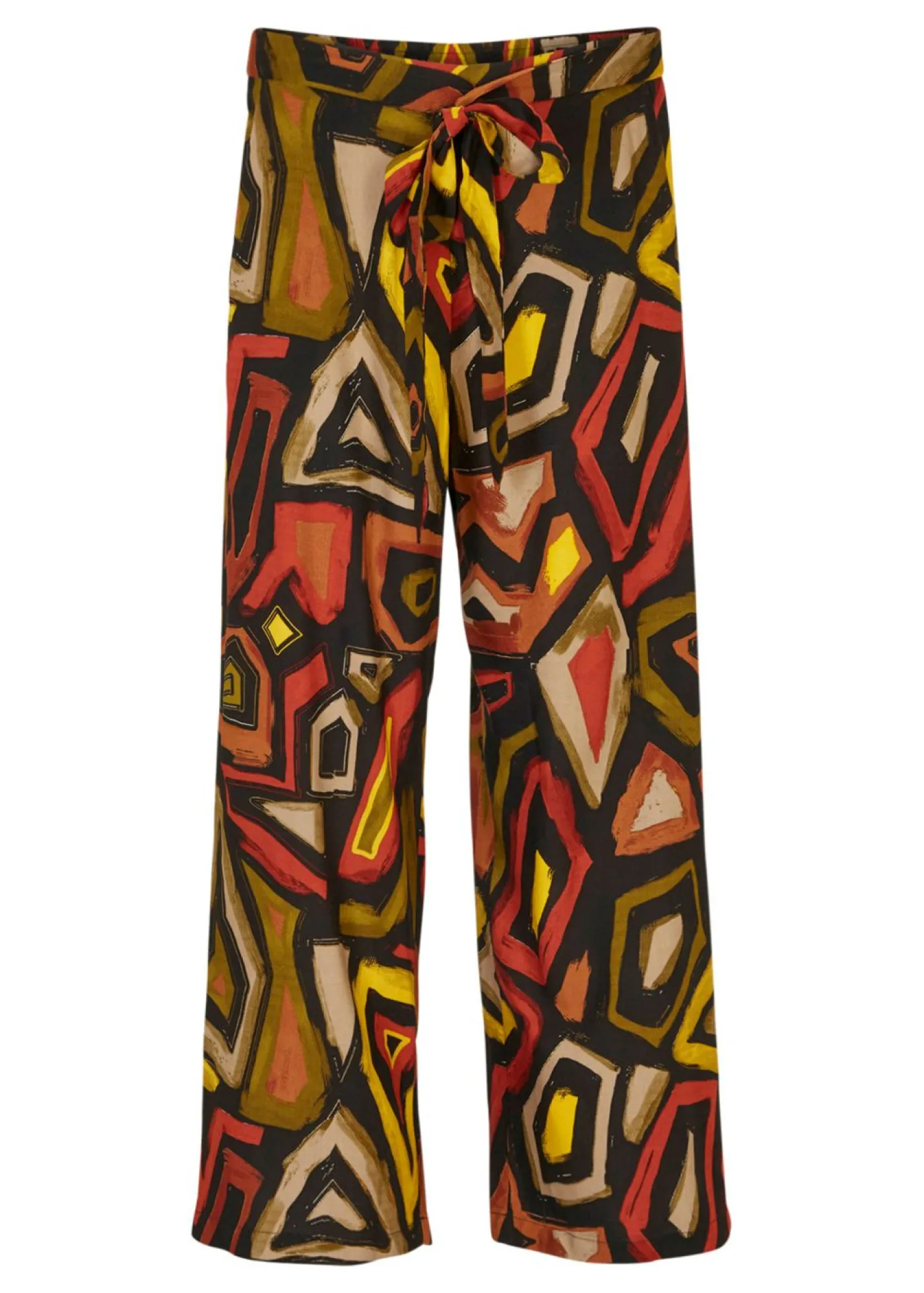 bonprix bonprix Culotte de viscosa fluida rojo carmín-negro New