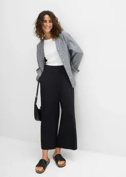 bonprix bonprix Culotte de viscosa fluida Negro Online