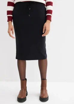 bonprix bonprix Falda de chándal Negro Online