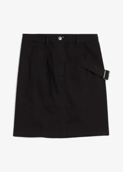 bonprix bonprix Falda de estilo cargo Negro