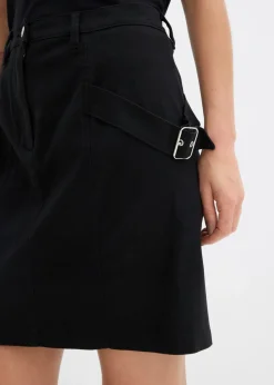 bonprix bonprix Falda de estilo cargo Negro