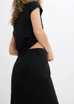 bonprix bonprix Falda de estilo cargo Negro