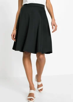 bonprix bonprix Falda de neopreno suave Negro Outlet