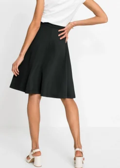 bonprix bonprix Falda de neopreno suave Negro Outlet
