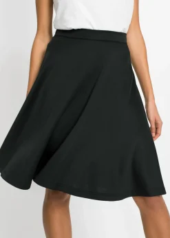 bonprix bonprix Falda de neopreno suave Negro Outlet
