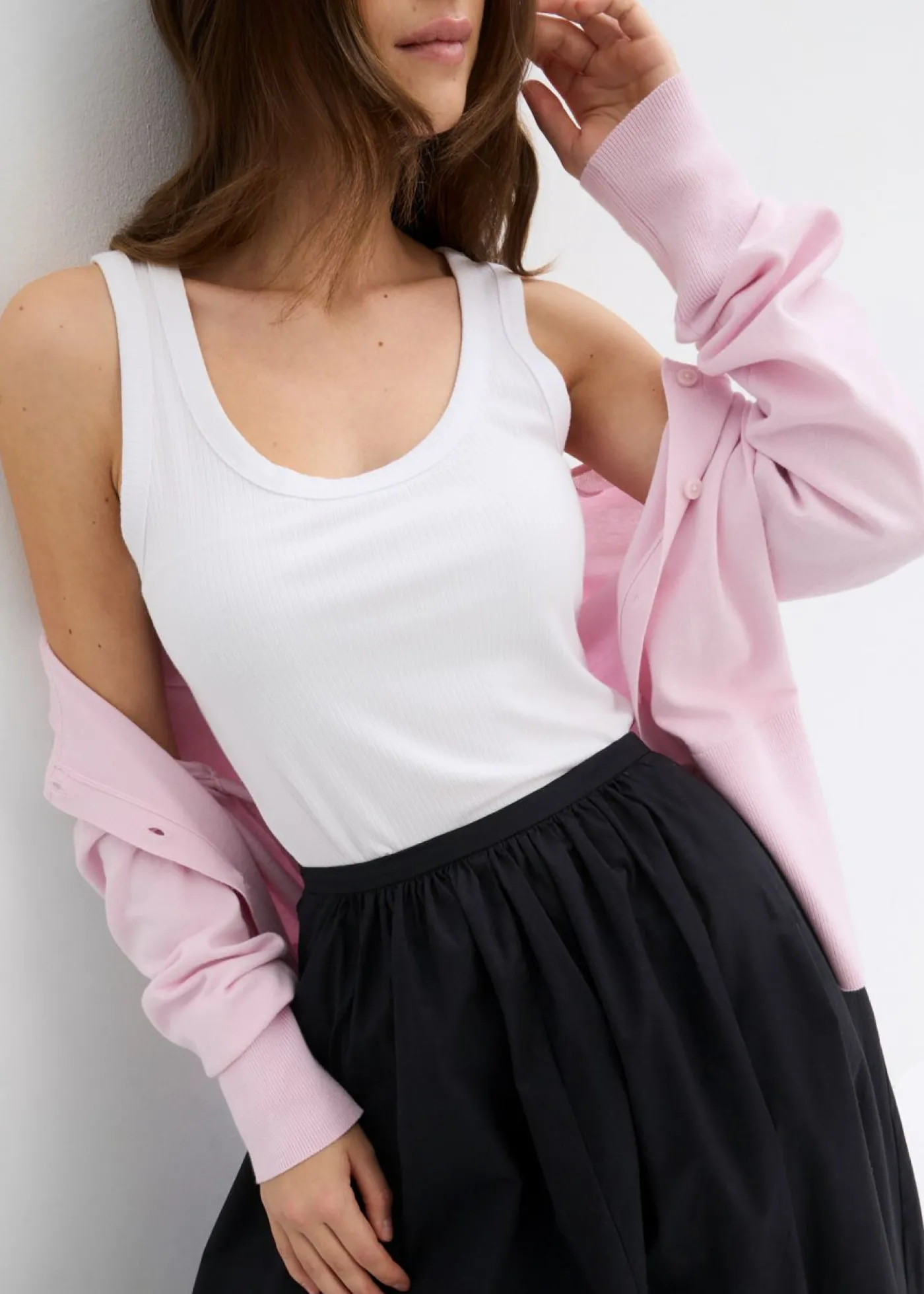 bonprix bonprix Falda de paneles Negro Discount