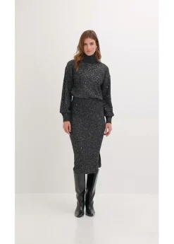 bonprix bonprix Falda de punto Negro Best