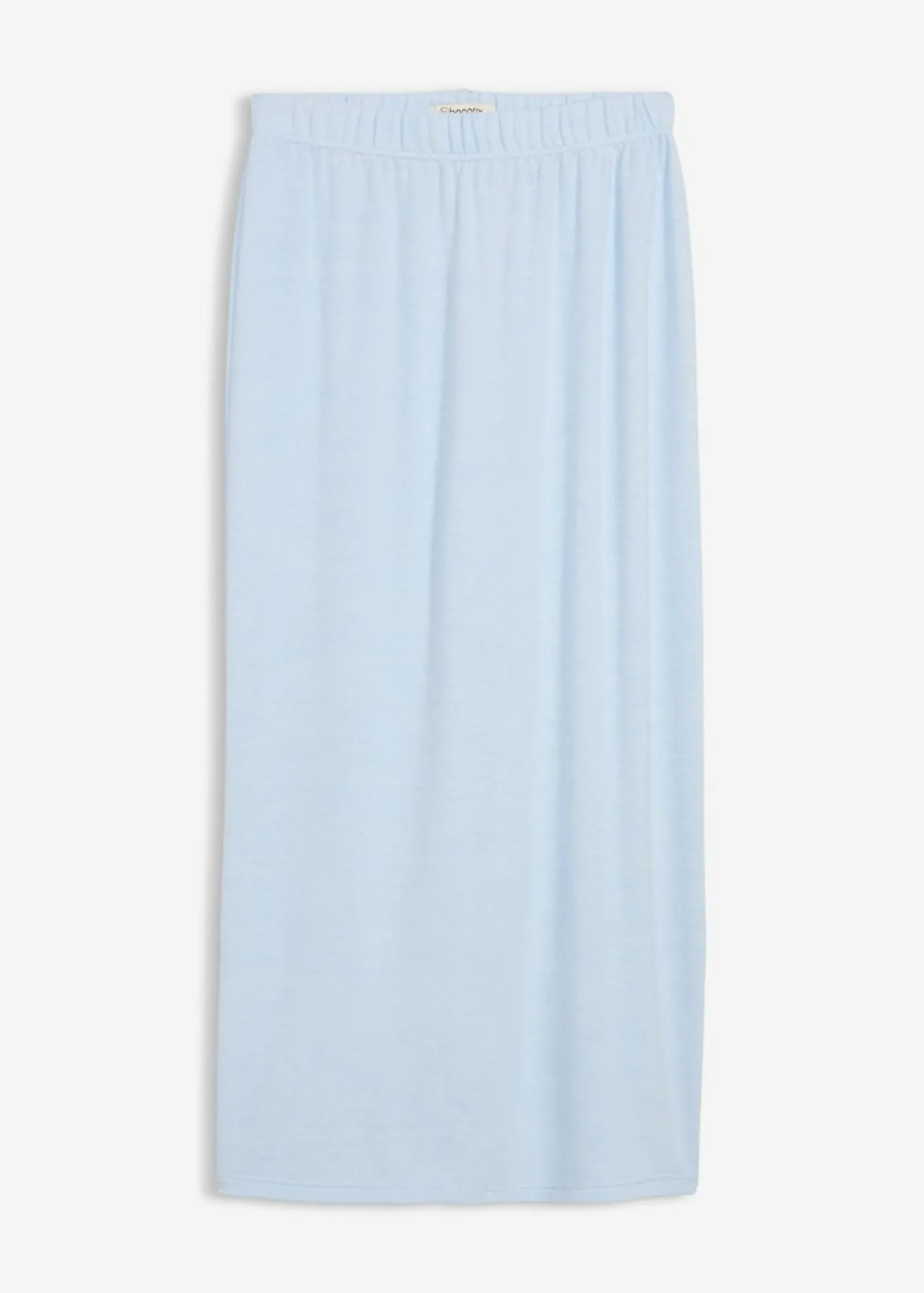 bonprix bonprix Falda de punto con aspecto de punto Azul pálido jaspeado Best