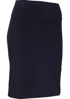 bonprix bonprix Falda de punto con pantalón de ciclismo Azul marino Discount
