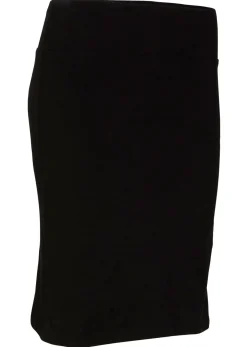 bonprix bonprix Falda de punto con pantalón de ciclismo Negro Online