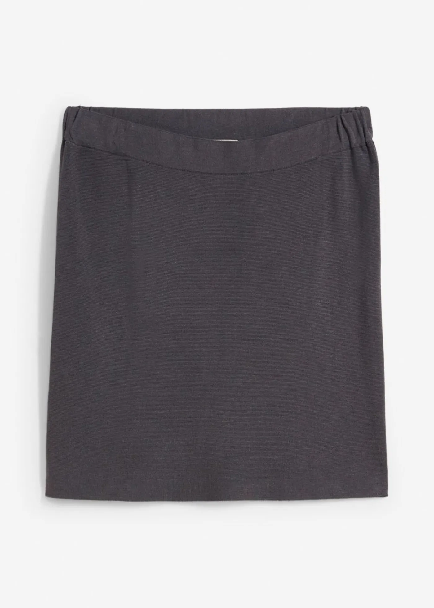 bonprix bonprix Falda de punto de mezcla de viscosa pizarra Outlet