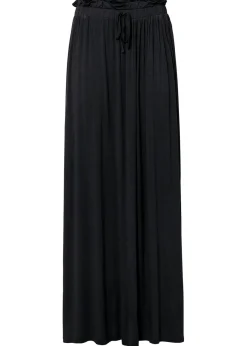 bonprix bonprix Falda de punto de viscosa Negro Outlet