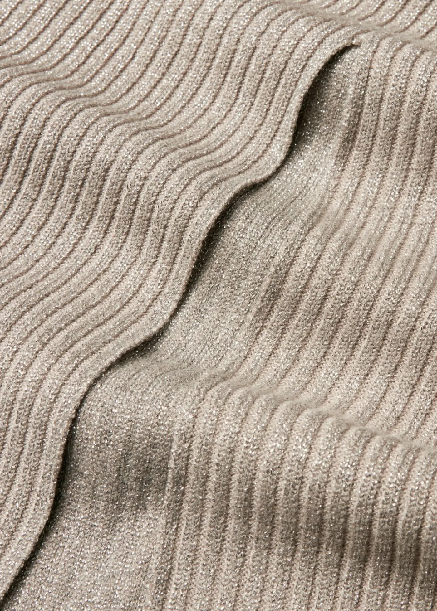 bonprix bonprix Falda de punto fino de mezcla de viscosa suave plata/piedra natural Hot