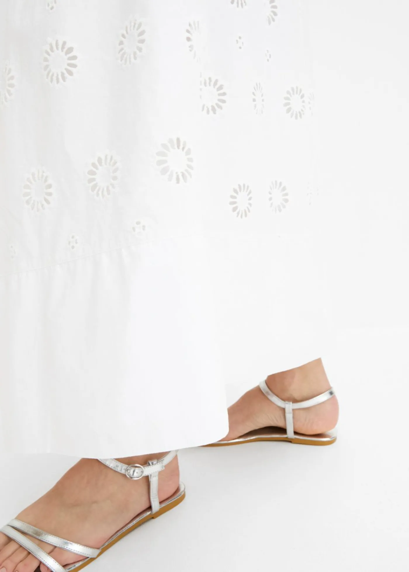 bonprix bonprix Falda larga Blanco Outlet