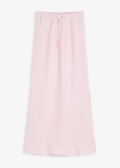 bonprix bonprix Falda larga con abertura rosa cristal Discount