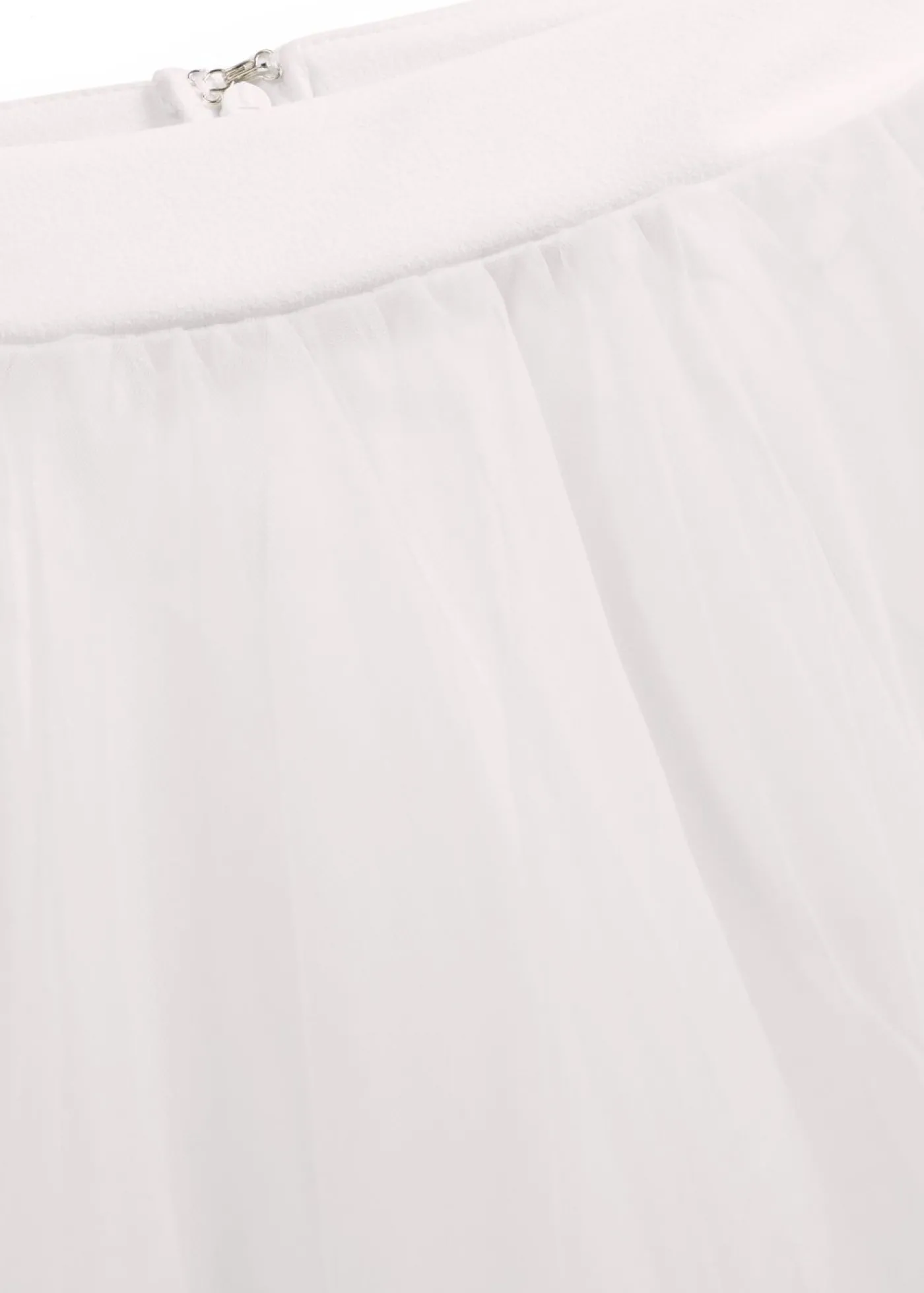 bonprix bonprix Falda larga de tul blanco-champán Discount
