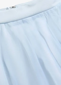 bonprix bonprix Falda larga de tul azul pálido