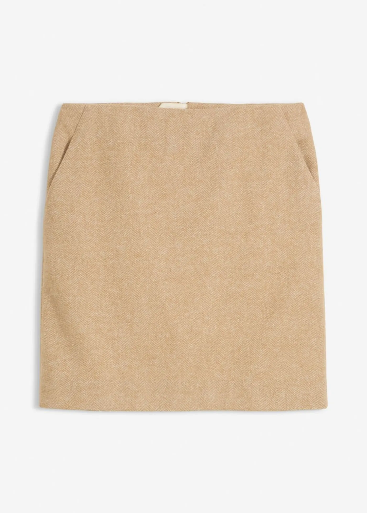 bonprix bonprix Falda lápiz Beige natural jaspeado New