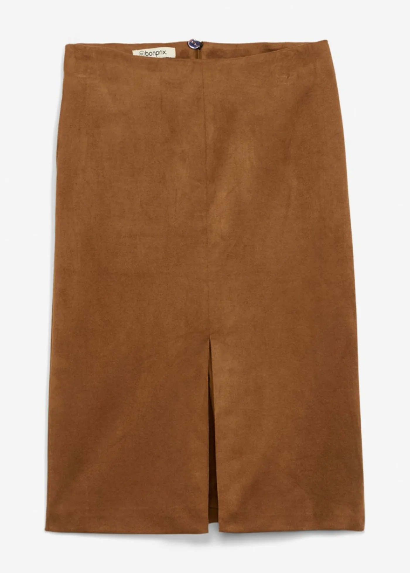 bonprix bonprix Falda lápiz marrón Online