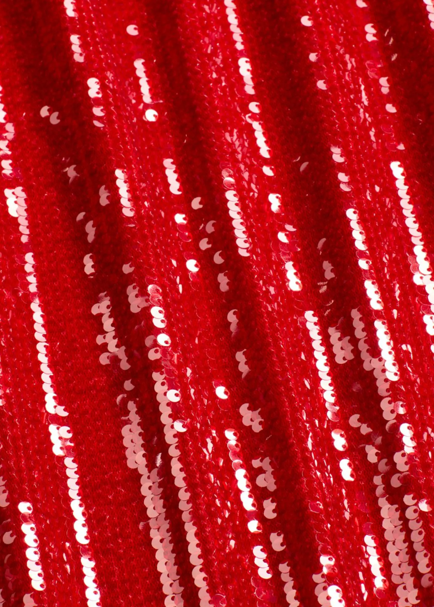 bonprix bonprix Falda midi de lentejuelas rojo cayena New