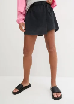 bonprix bonprix Falda pantalón de algodón orgánico puro Negro Best