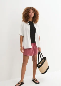 bonprix bonprix Falda pantalón de algodón orgánico puro caoba Best