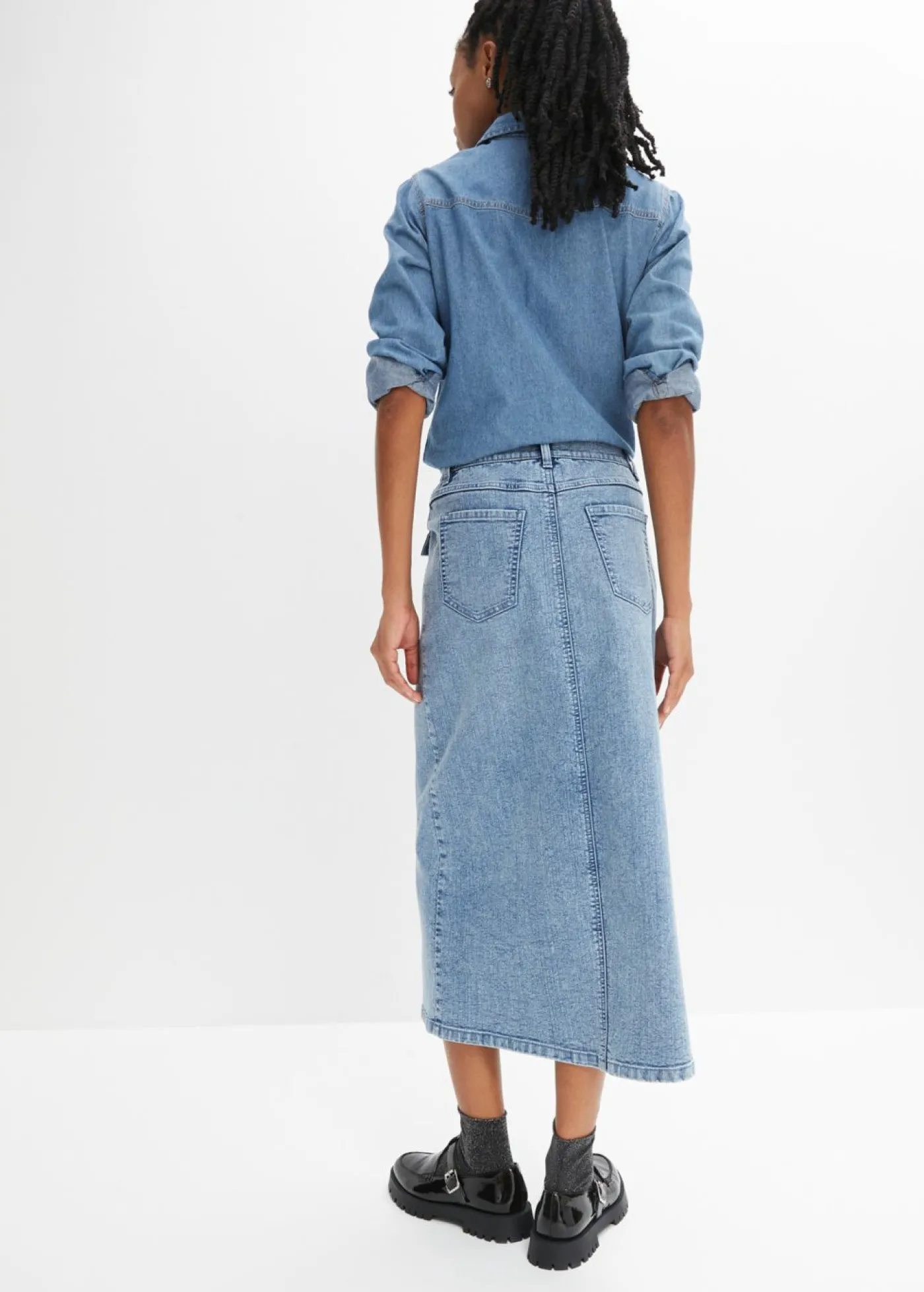 bonprix bonprix Falda vaquera Denim claro Best