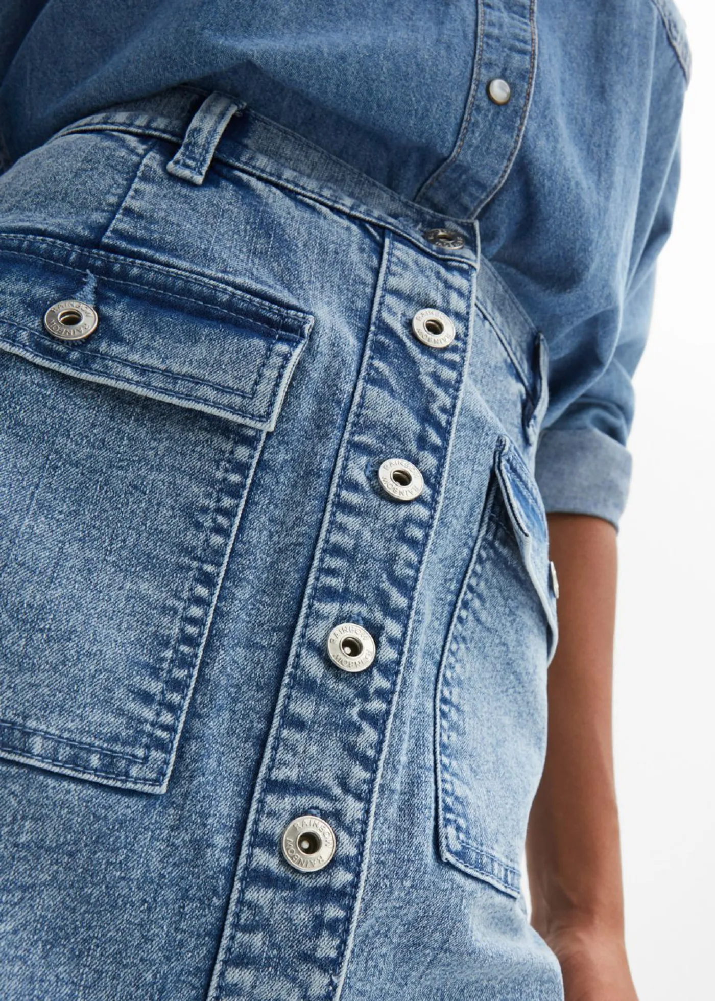 bonprix bonprix Falda vaquera Denim claro Best