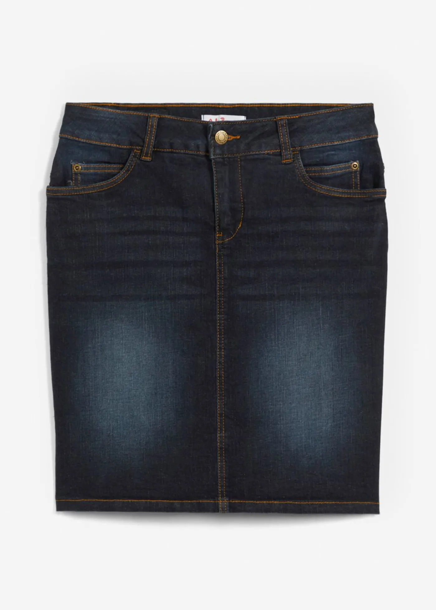 bonprix bonprix Falda vaquera elástica Azul marino usado Discount