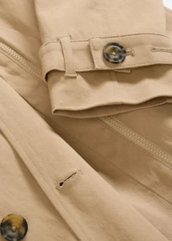 bonprix bonprix Gabardina 3 en 1 con inserto de porteo para durante y después del embarazo Beige pardo New