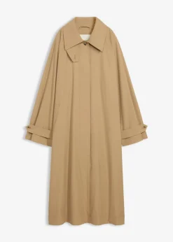 bonprix bonprix Gabardina con trabillas Marrón caqui New