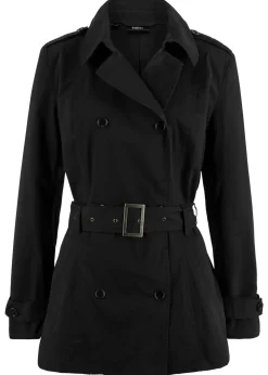 bonprix bonprix Gabardina corta Negro Outlet
