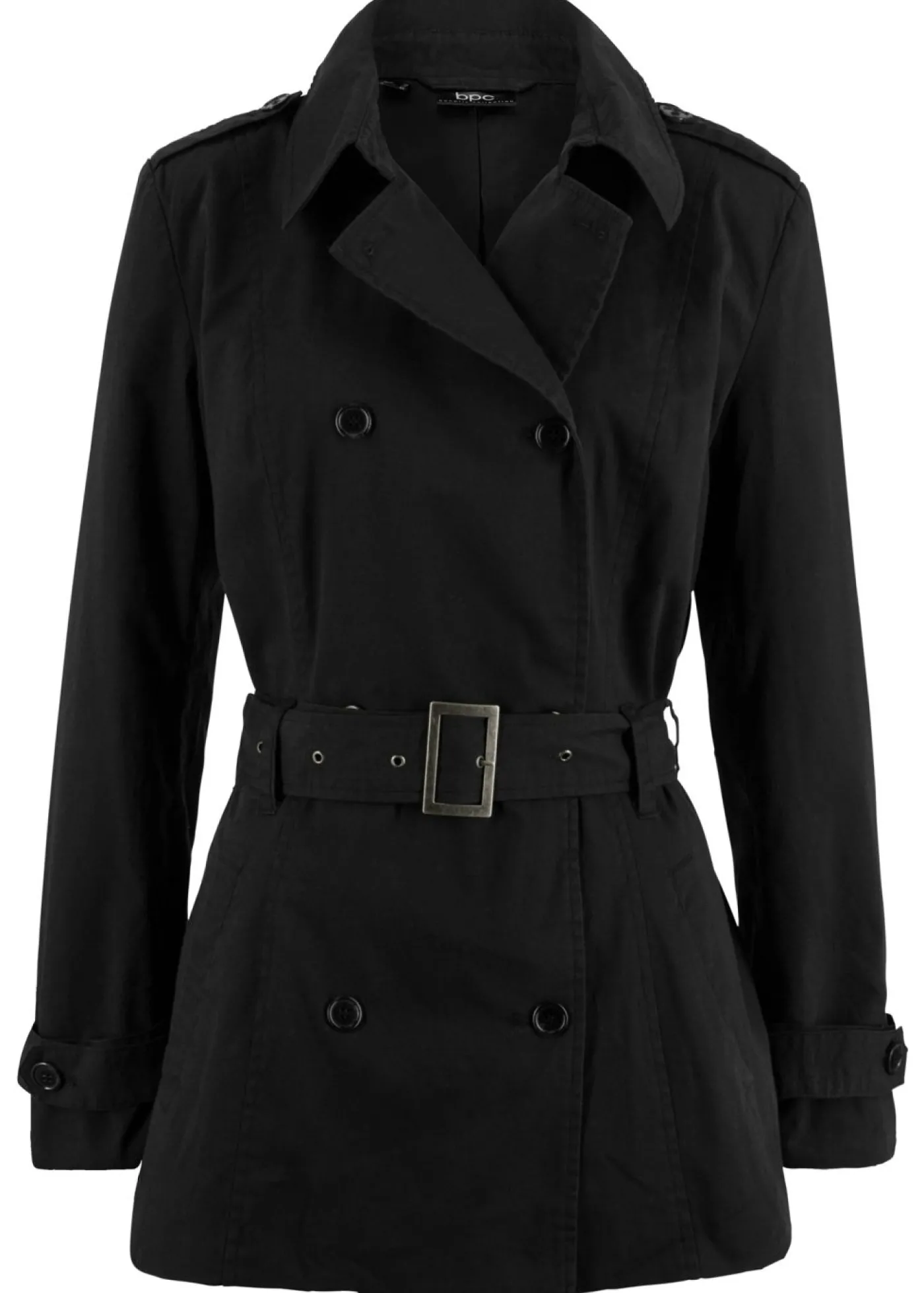 bonprix bonprix Gabardina corta Negro Outlet