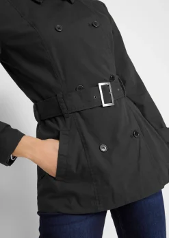 bonprix bonprix Gabardina corta Negro Outlet