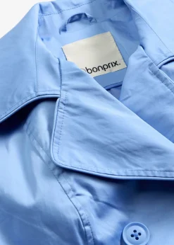 bonprix bonprix Gabardina de algodón azul provenzal New