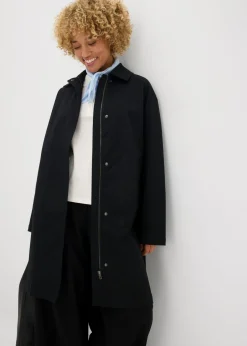 bonprix bonprix Gabardina repelente al agua Negro Online
