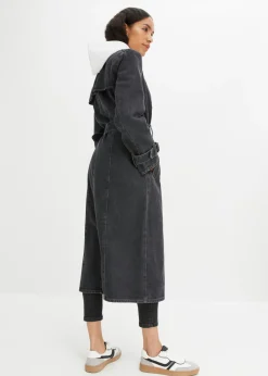 bonprix bonprix Gabardina vaquera denim gris Clearance