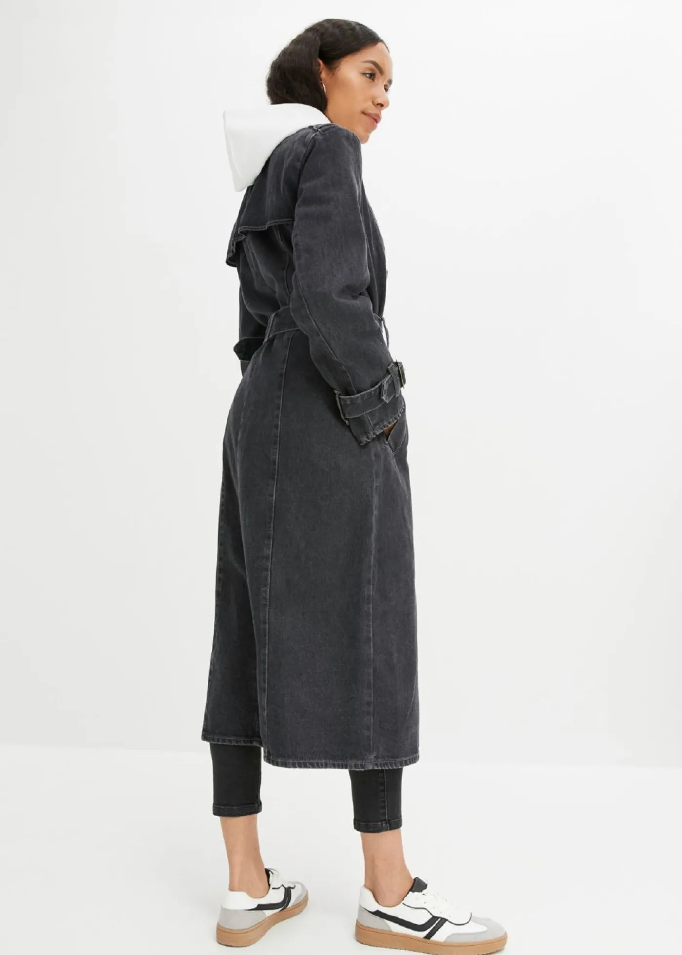 bonprix bonprix Gabardina vaquera denim gris Clearance