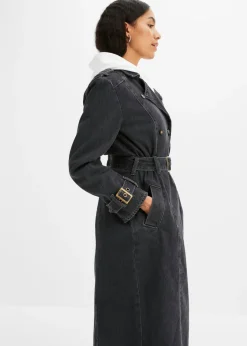 bonprix bonprix Gabardina vaquera denim gris Clearance