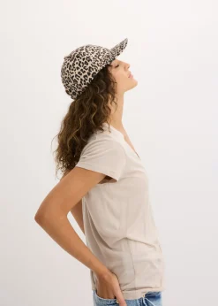 bonprix bonprix Gorra estampado leo negro-marrón Hot