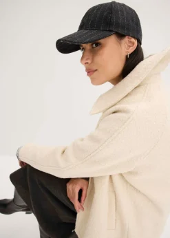 bonprix bonprix Gorra pizarra con rayas New