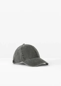 bonprix bpc bonprix collection Gorra de 100 % algodón Negro denim Online