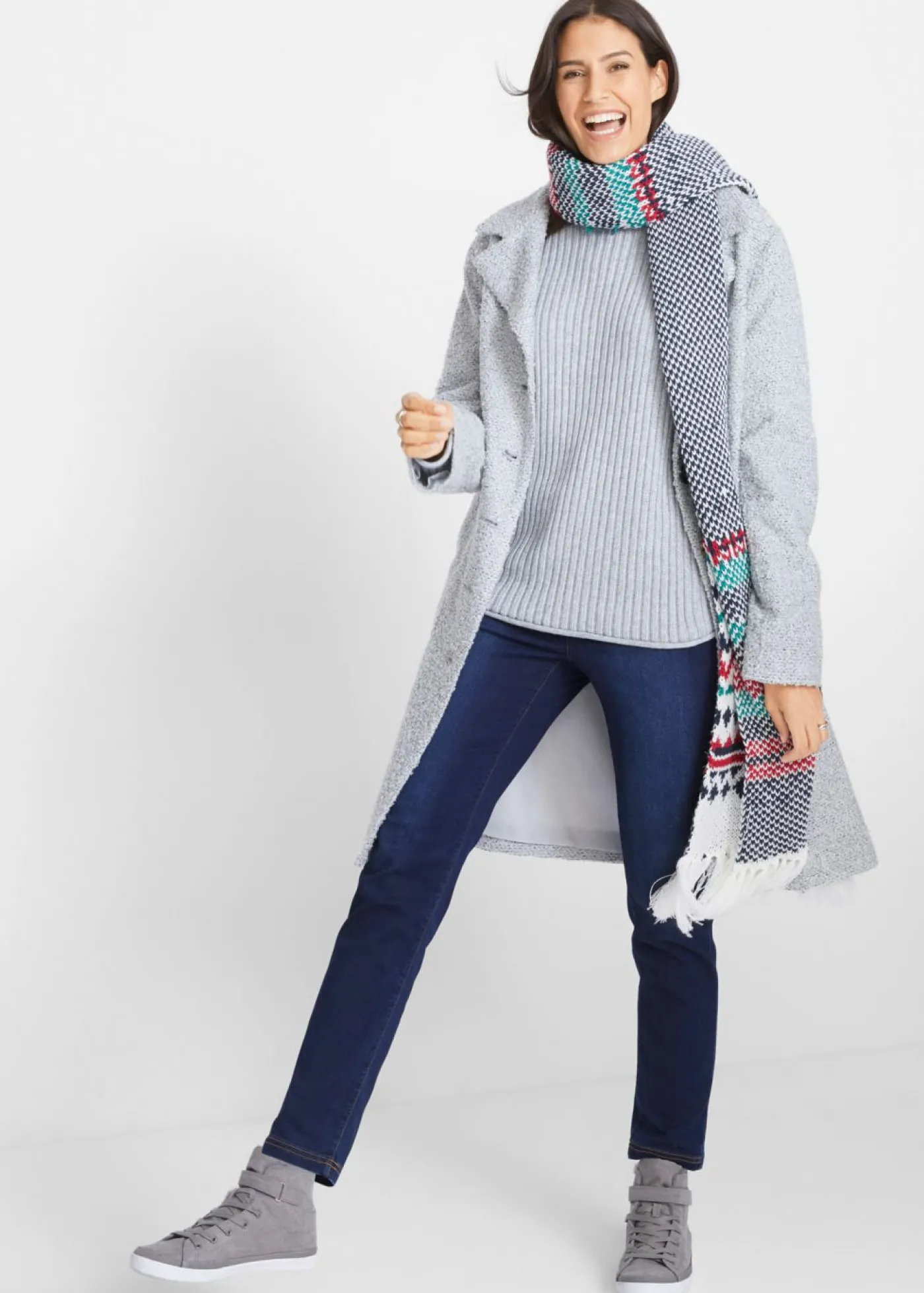 bonprix bonprix Jeggings elásticos, térmicos y funcionales, de tiro alto con cintura cómoda Vaquero oscuro Sale