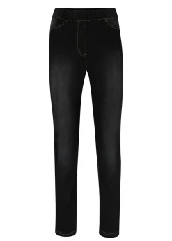 bonprix bonprix Jeggings elásticos, térmicos y funcionales, de tiro alto con cintura cómoda Vaquero negro Discount
